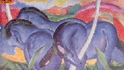 Die gro�en blauen Pferde nach Marc